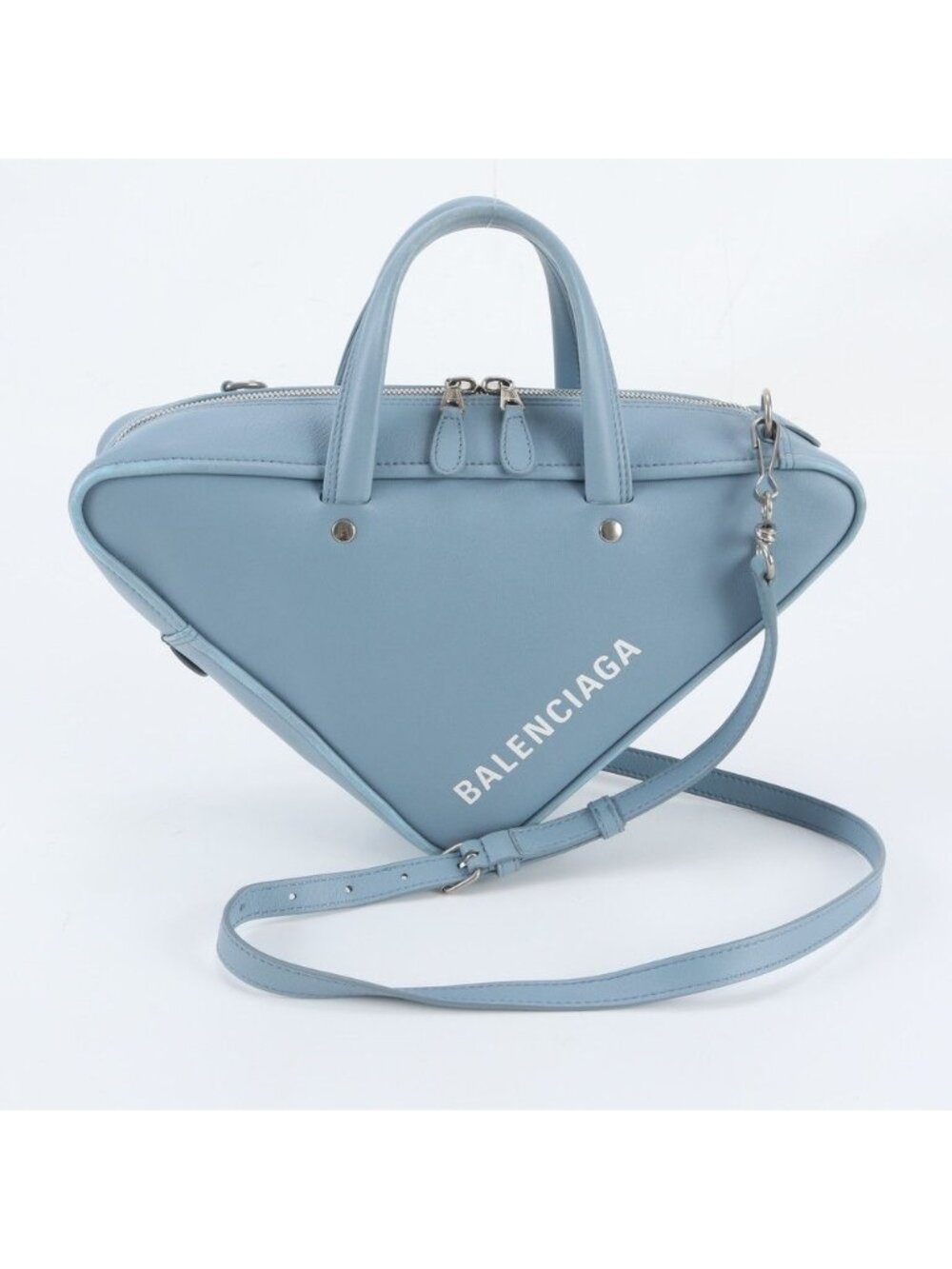 Balenciaga Triangle Duffle Leather 2-Way Shoulder Bag Crossbody